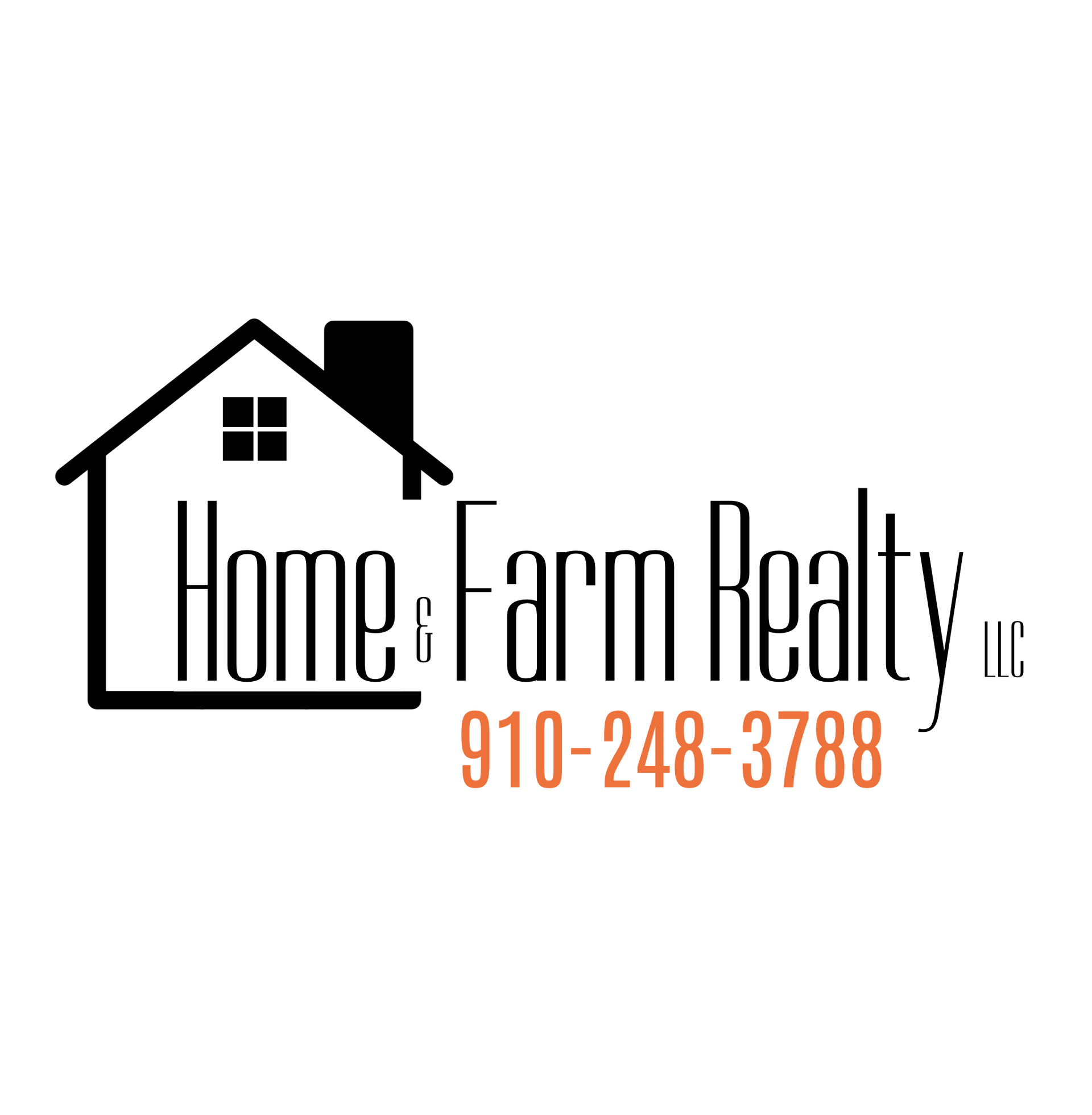 House logo with Home and Farm Realty text