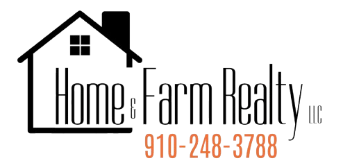 House logo with Home and Farm Realty text