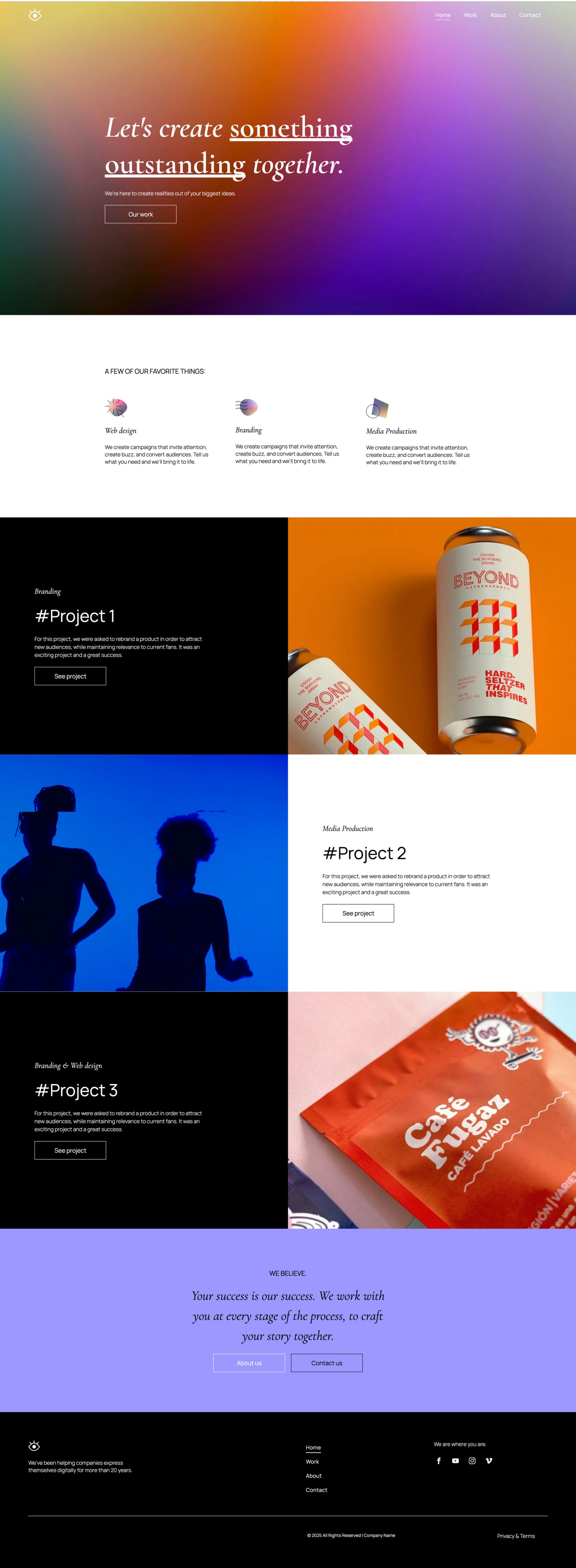 A screenshot of a website with a bunch of pictures on it.