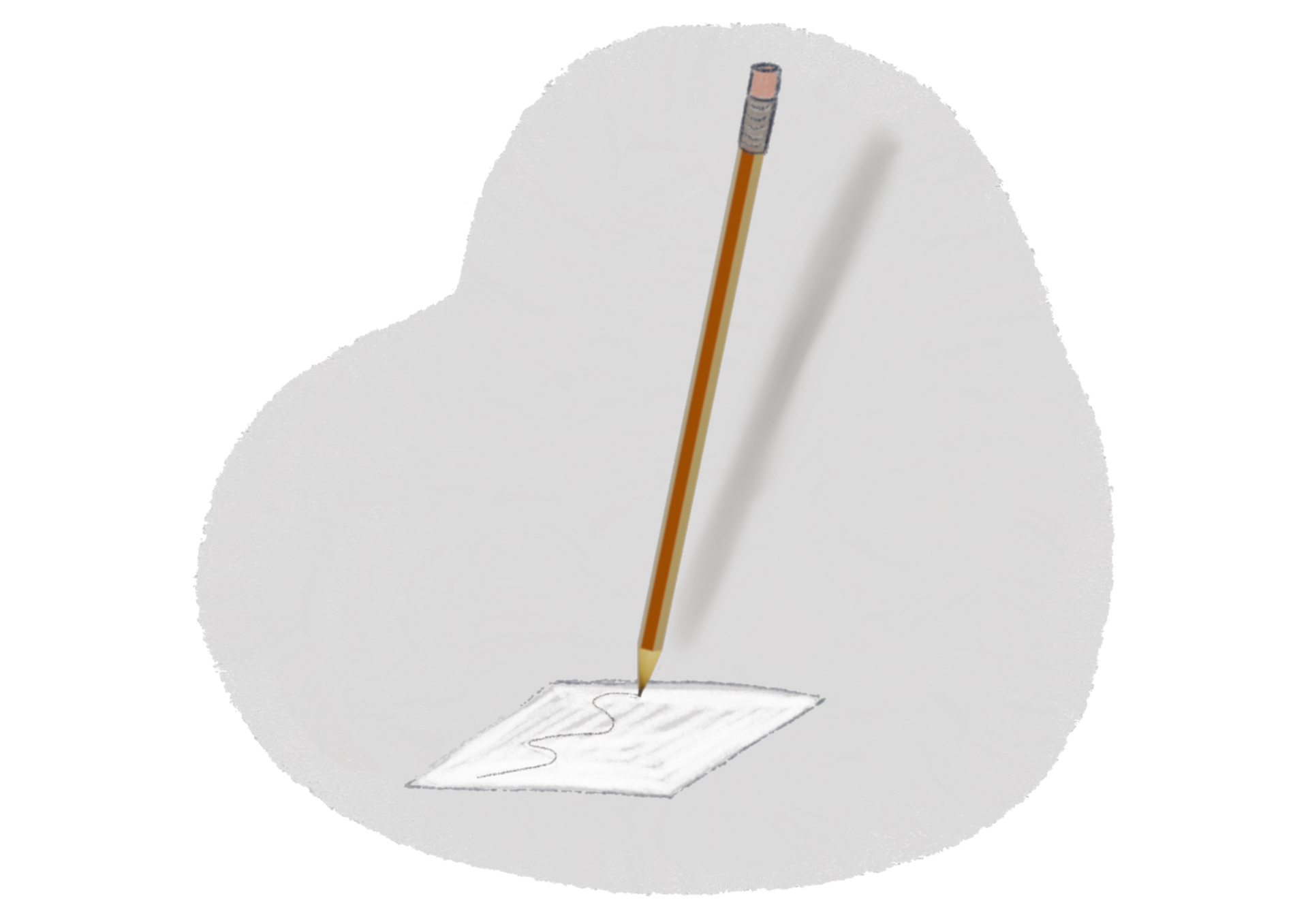 una matita che disegna