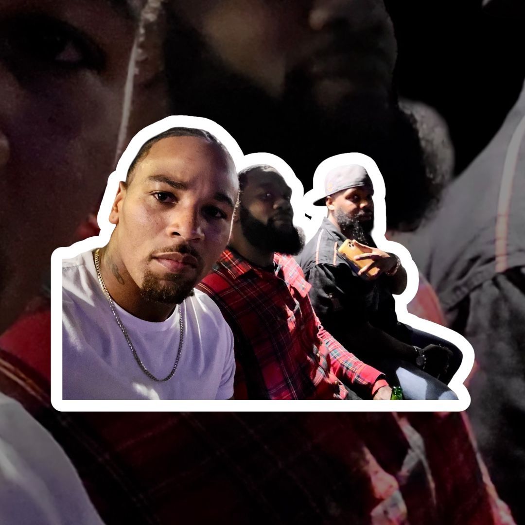 JSBeardLife collage: central bearded man surrounded by smaller photos of people & products, promoting self-care.