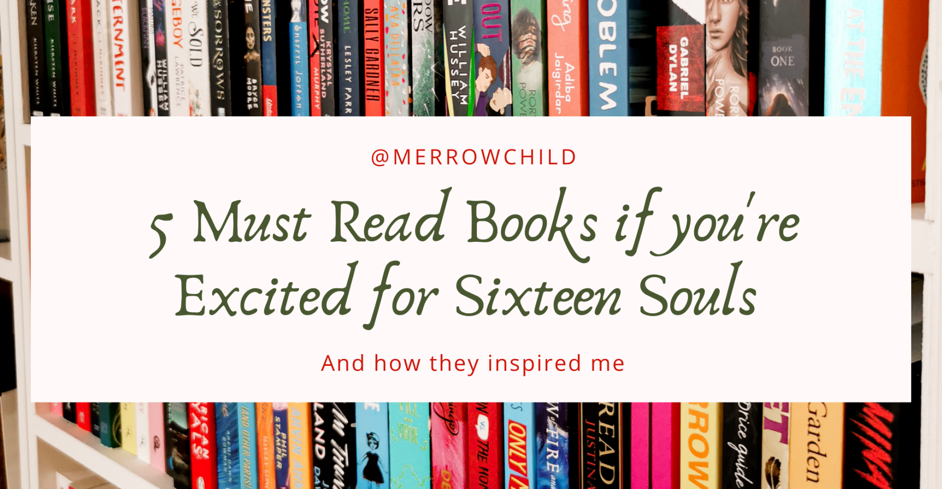 5 Must Read Books if You're Excited for Sixteen Souls