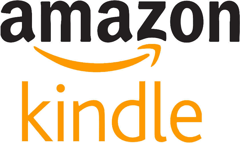 The amazon kindle logo is shown on a white background.