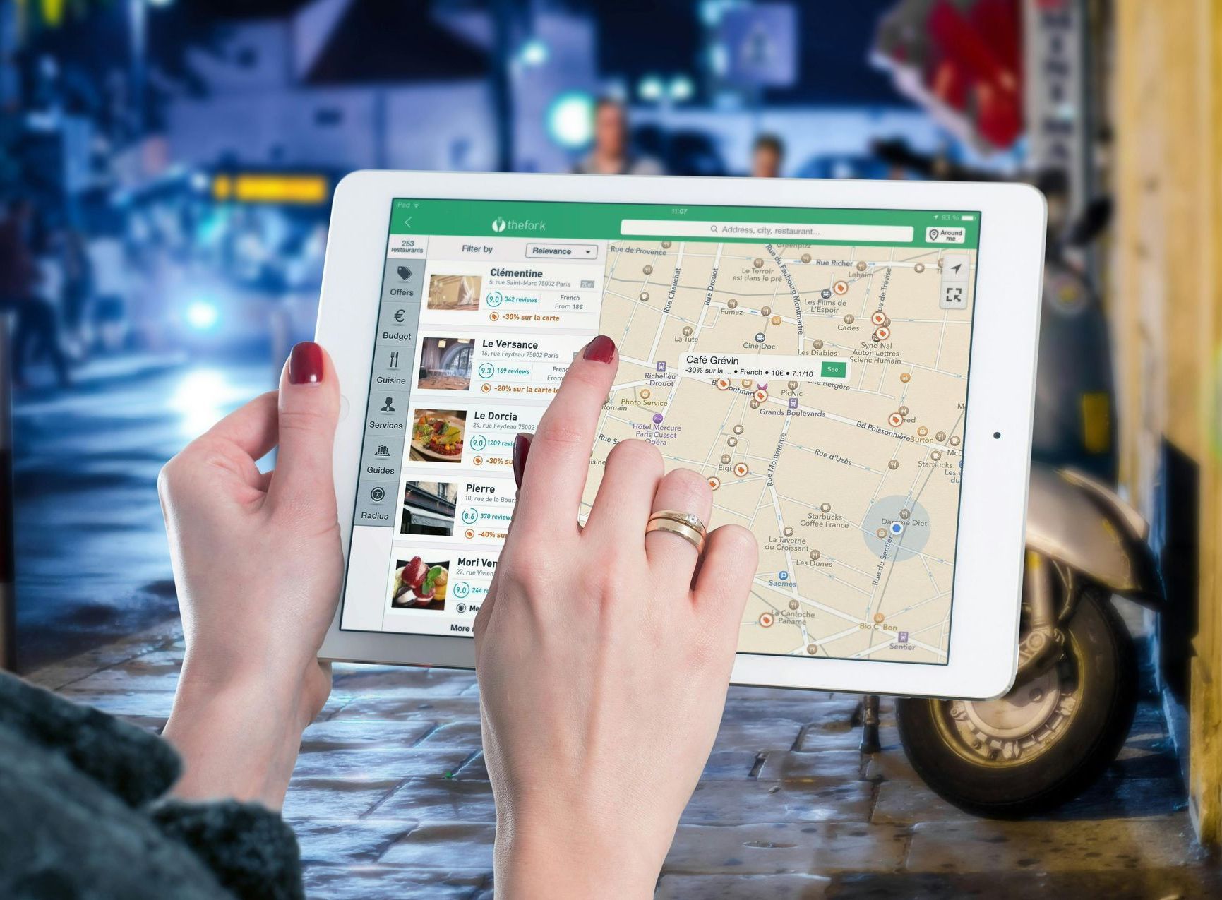 Google Map Listing