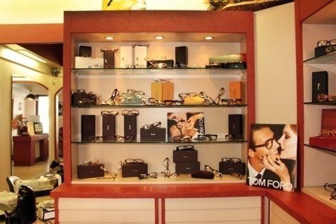 Prodotti ottici in esposizione