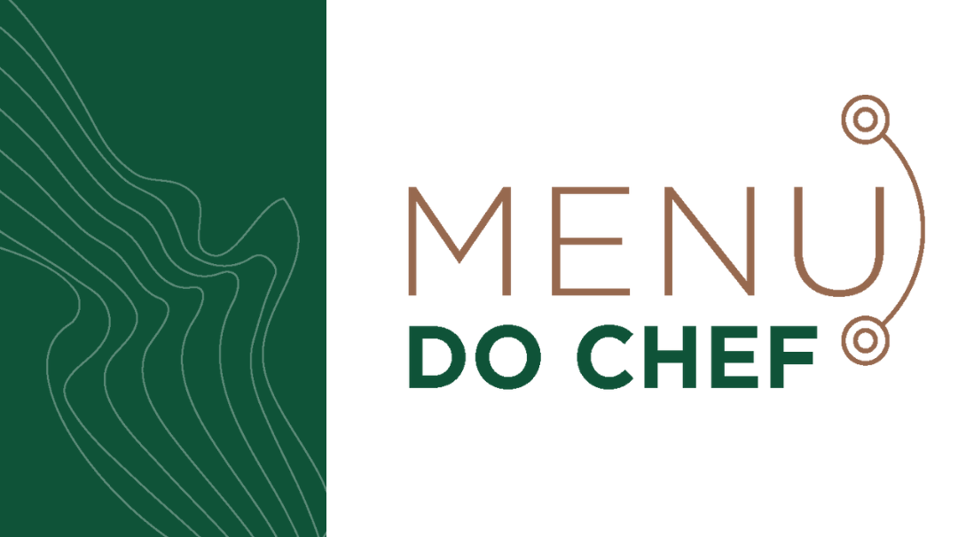 Novo menu do chef com entrada, prato principal e sobremesa, disponível de Março a Maio.