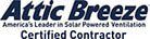 Attic Breeze Certified Contractor - New Braunfels