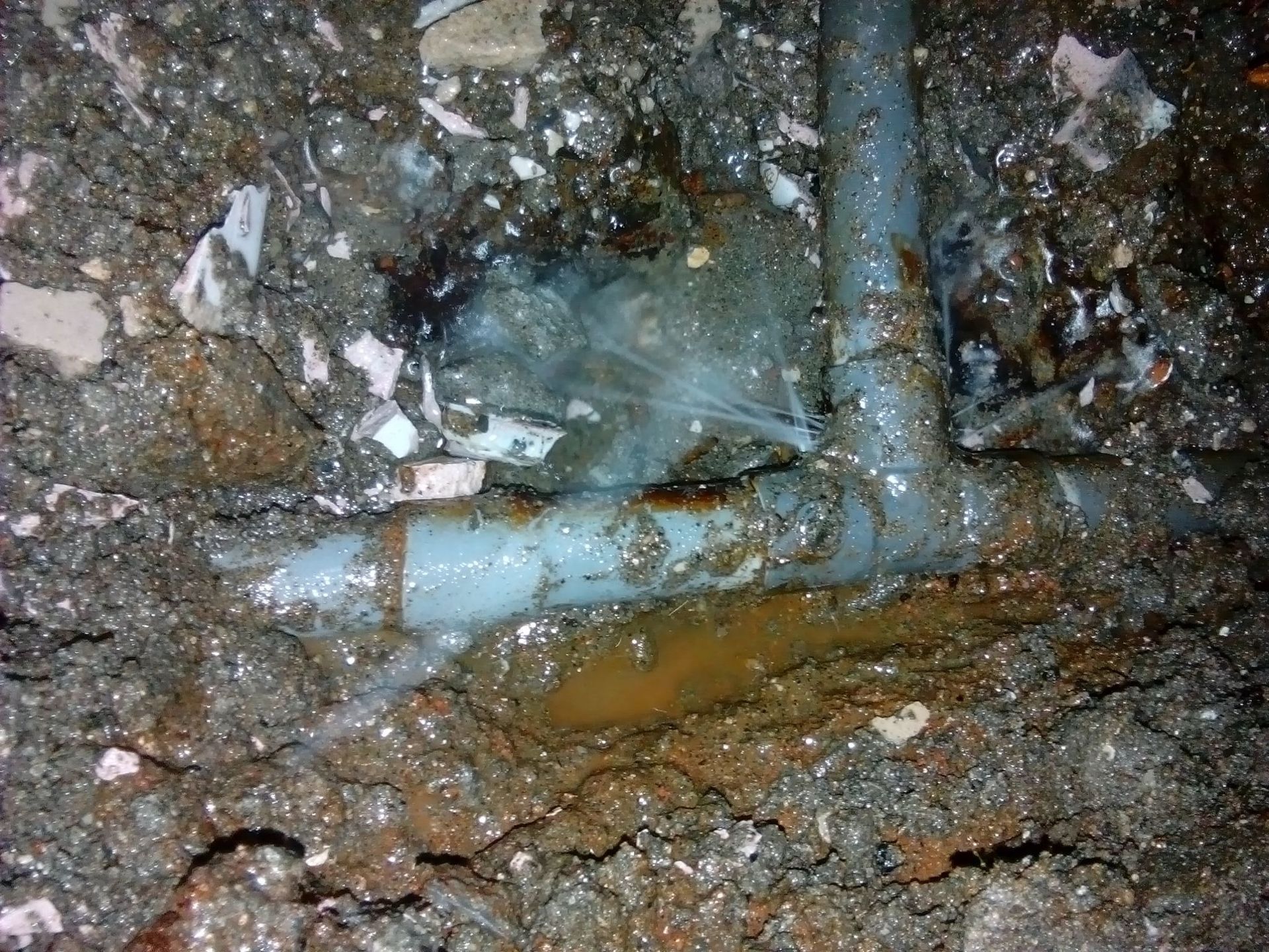 fuga de agua