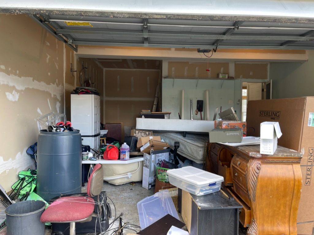 Cluttered Basement That Needs Cleanout