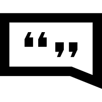 icon image of two quotation marks