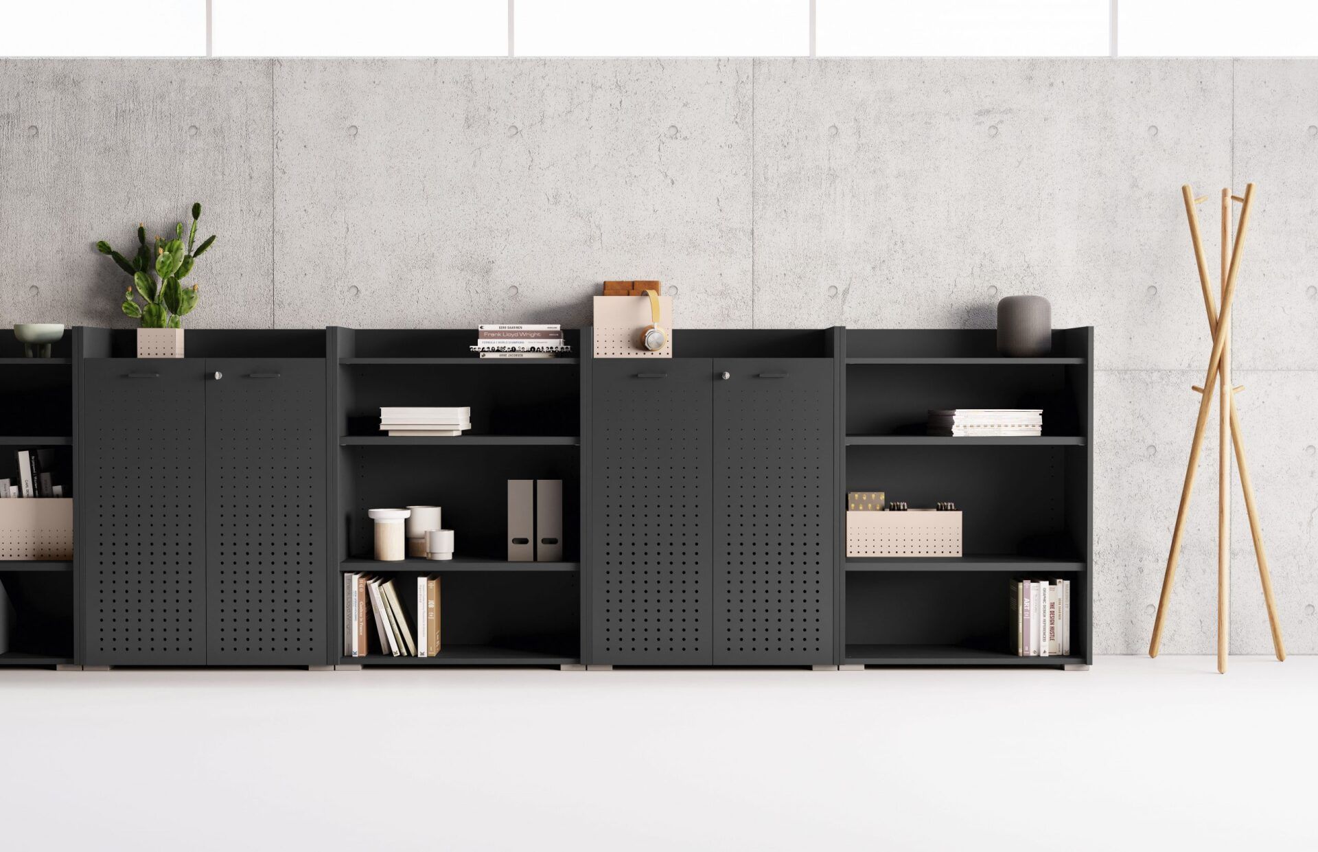 Armadi per ufficio con ante in metallo Novara