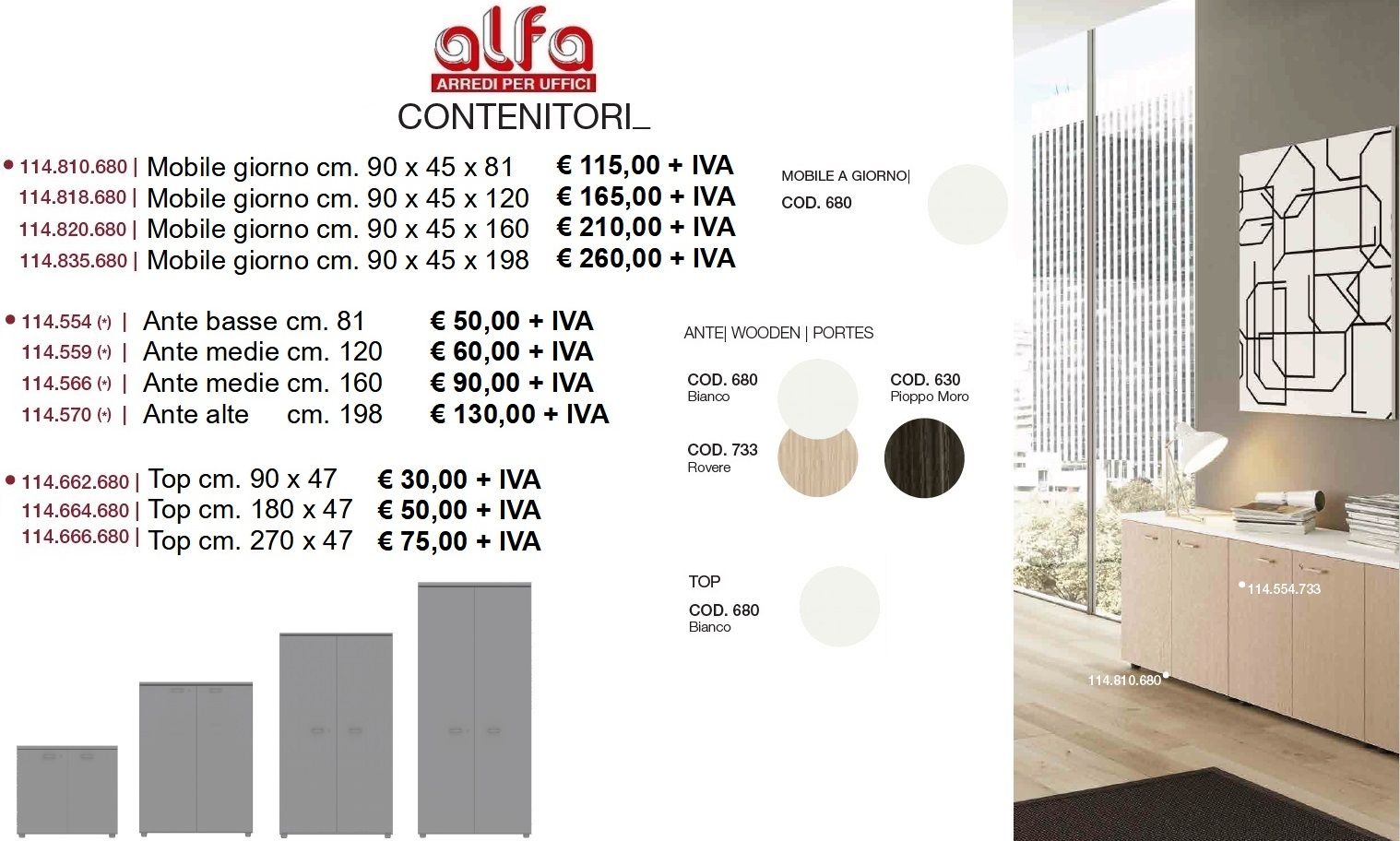 Armadi mobili per ufficio pronta consegna Alfa Novara Arredi per ufficio