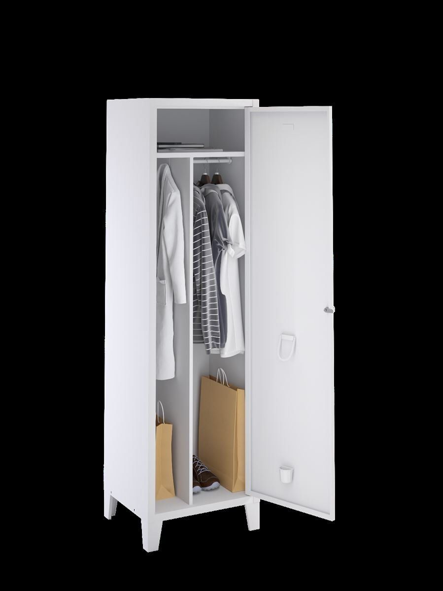 Armadietti spogliatoio sporco pulito