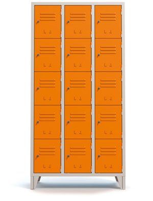 Armadio casellario in metallo verniciato a 12 vani