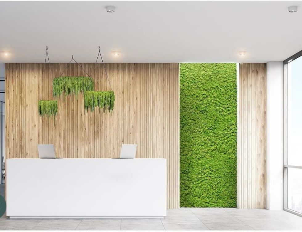 Arredi uffici con Giardini Verticali Novara