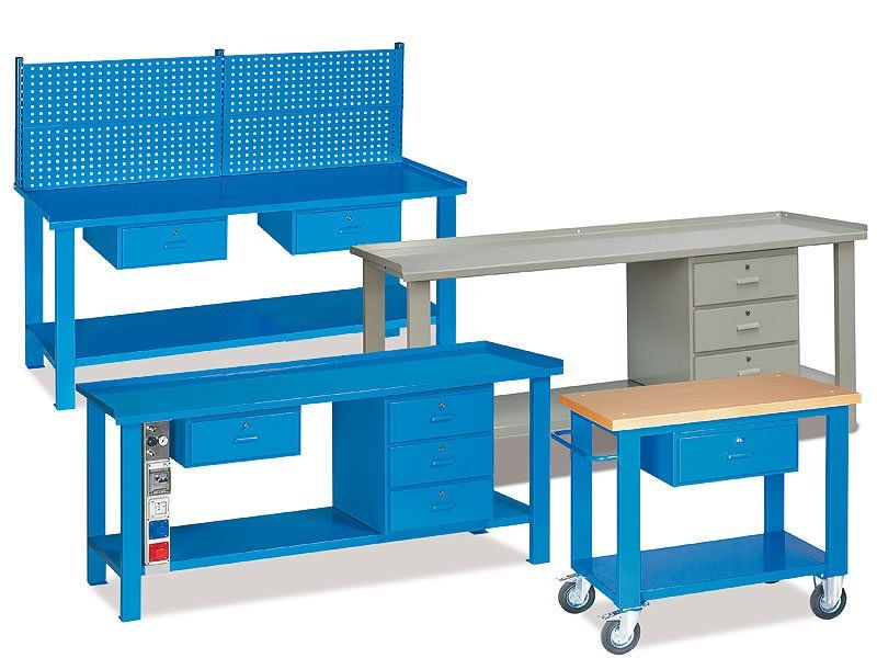Banconi lavoro per officine magazzino