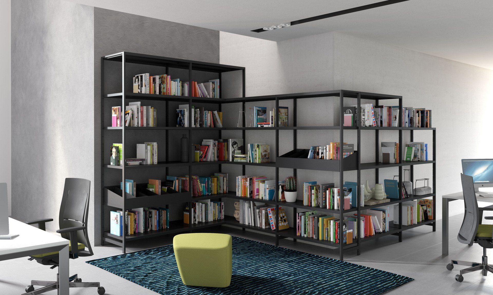 Libreria scaffale per ufficio Borgomanero