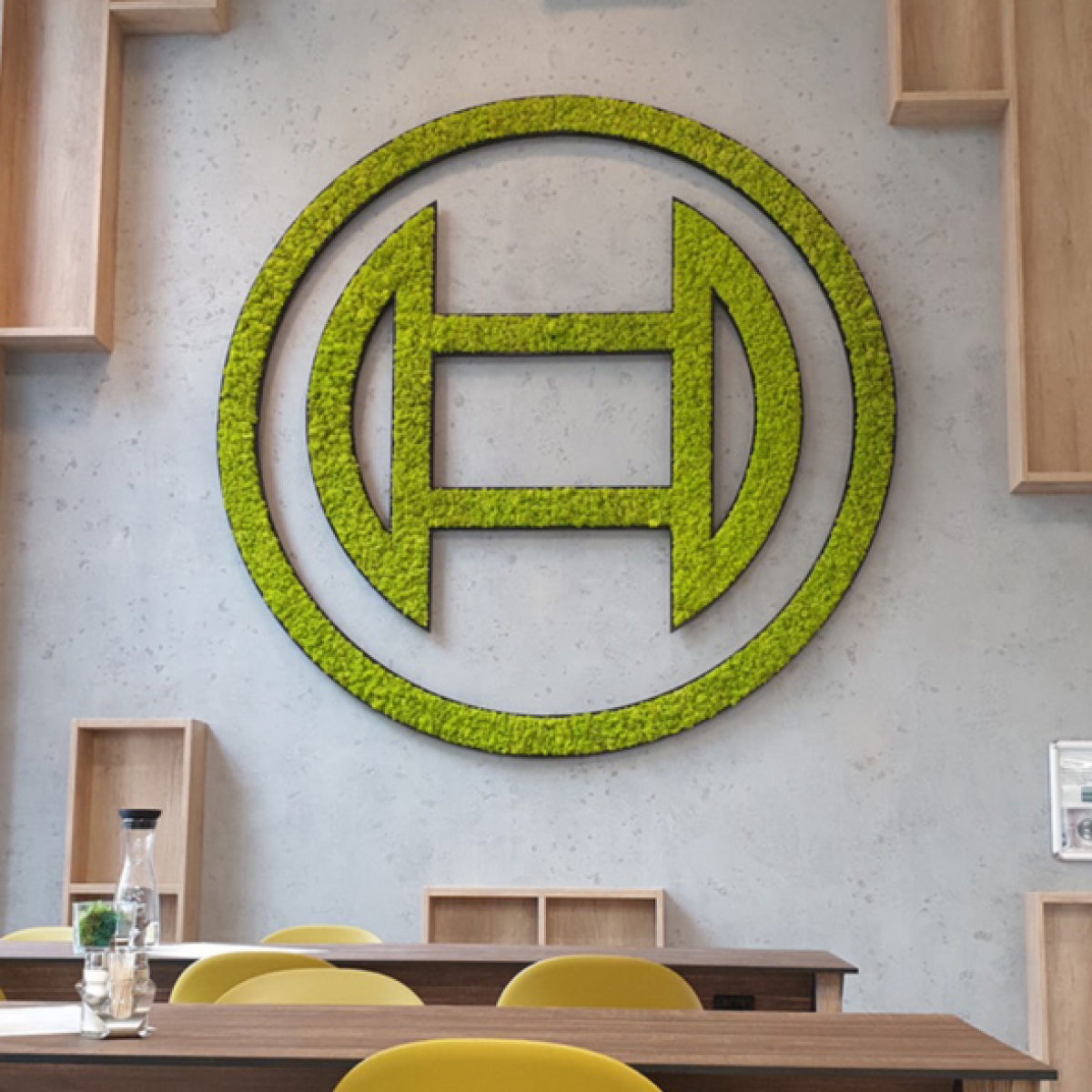 Lichene stabilizzato per loghi Novara