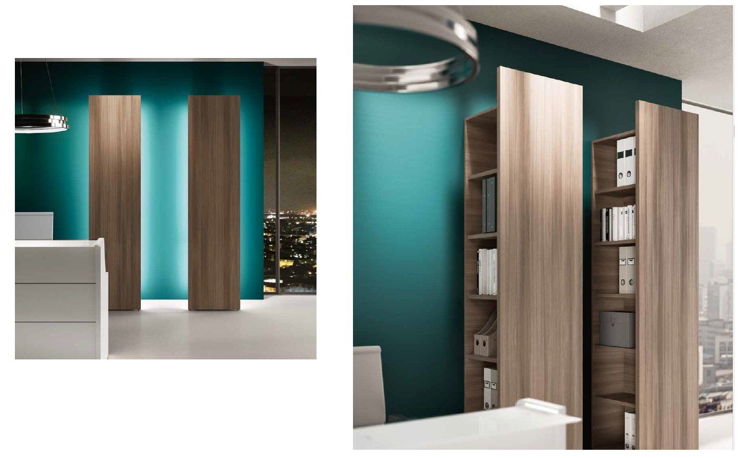 Mobili totem con led colombini alfa Novara