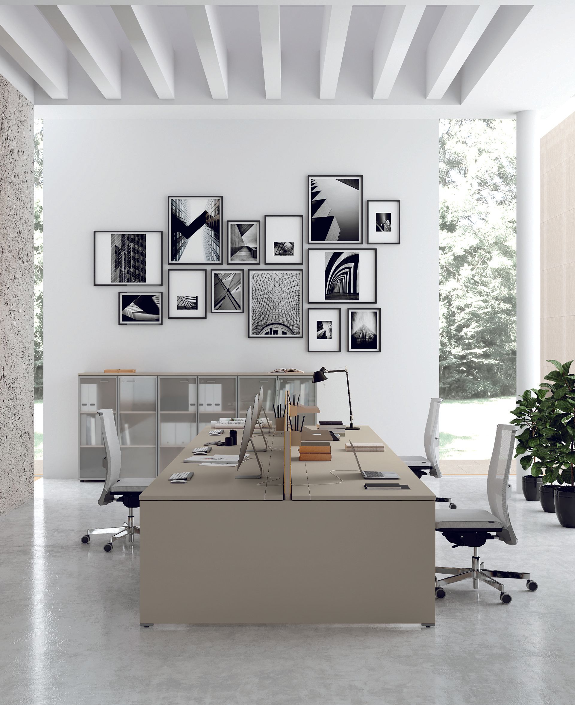 OXI Las scrivania doppia per ufficio