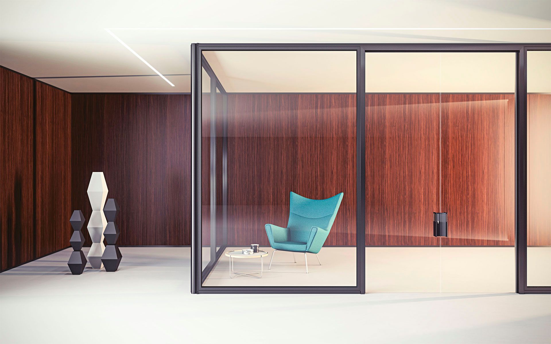 Parete divisoria in vetro Novara