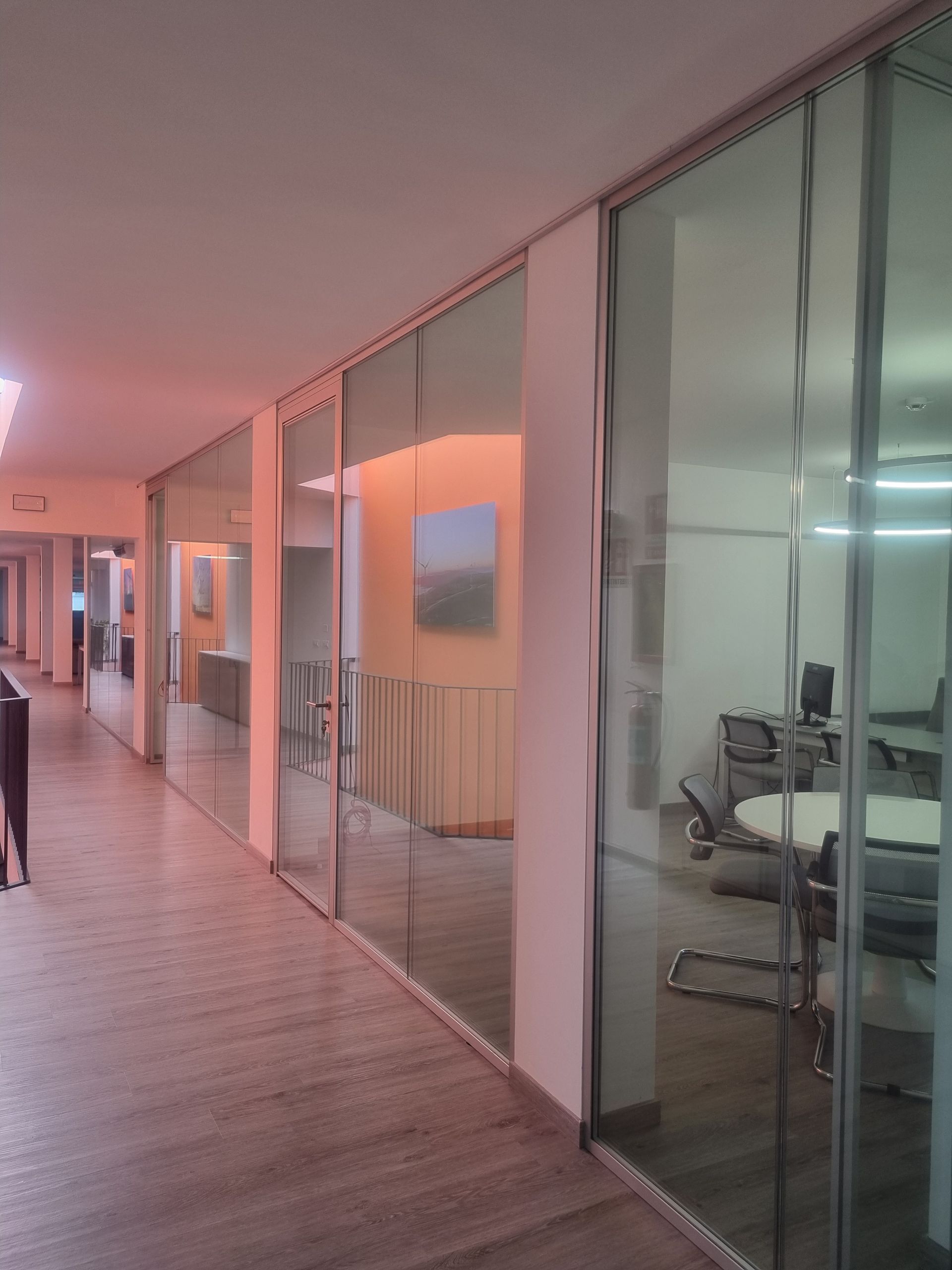 Pareti divisorie doppio vetro