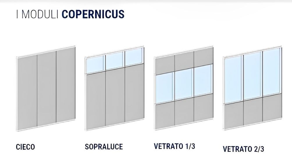 Pareti divisorie per ufficio Castano Primo