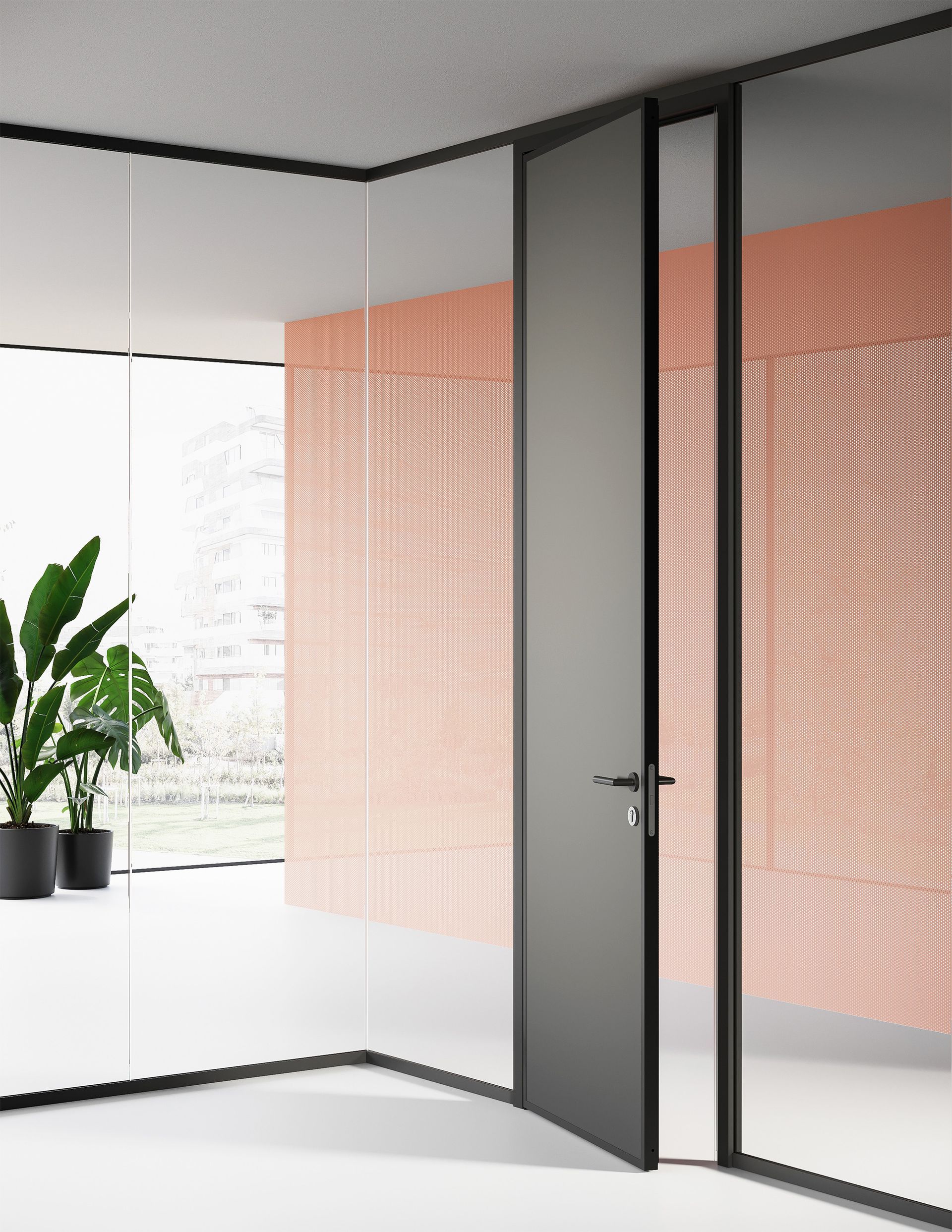 Pareti divisorie vetrate per uffici Arona