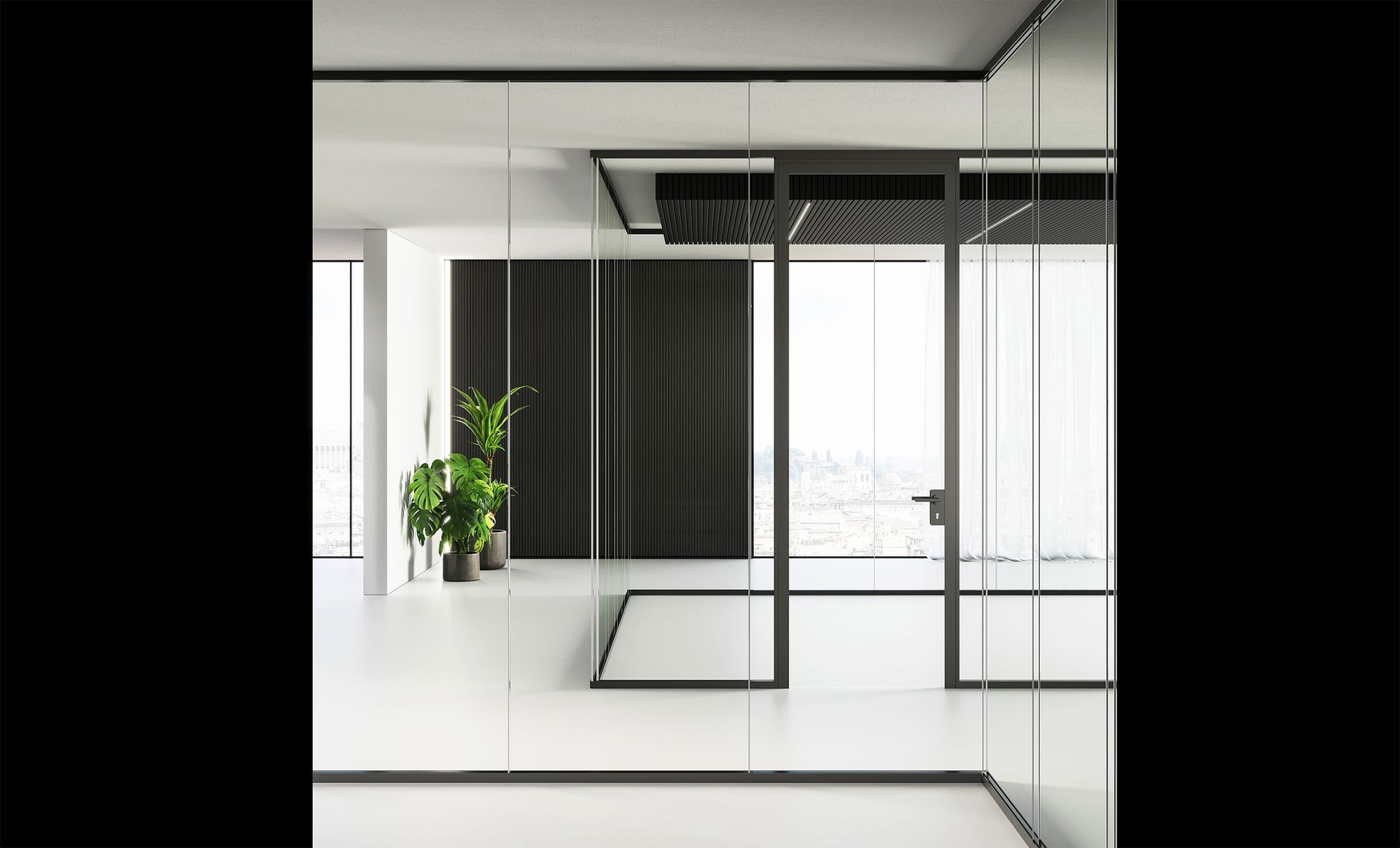 Pareti divisorie ufficio Castelletto Ticino