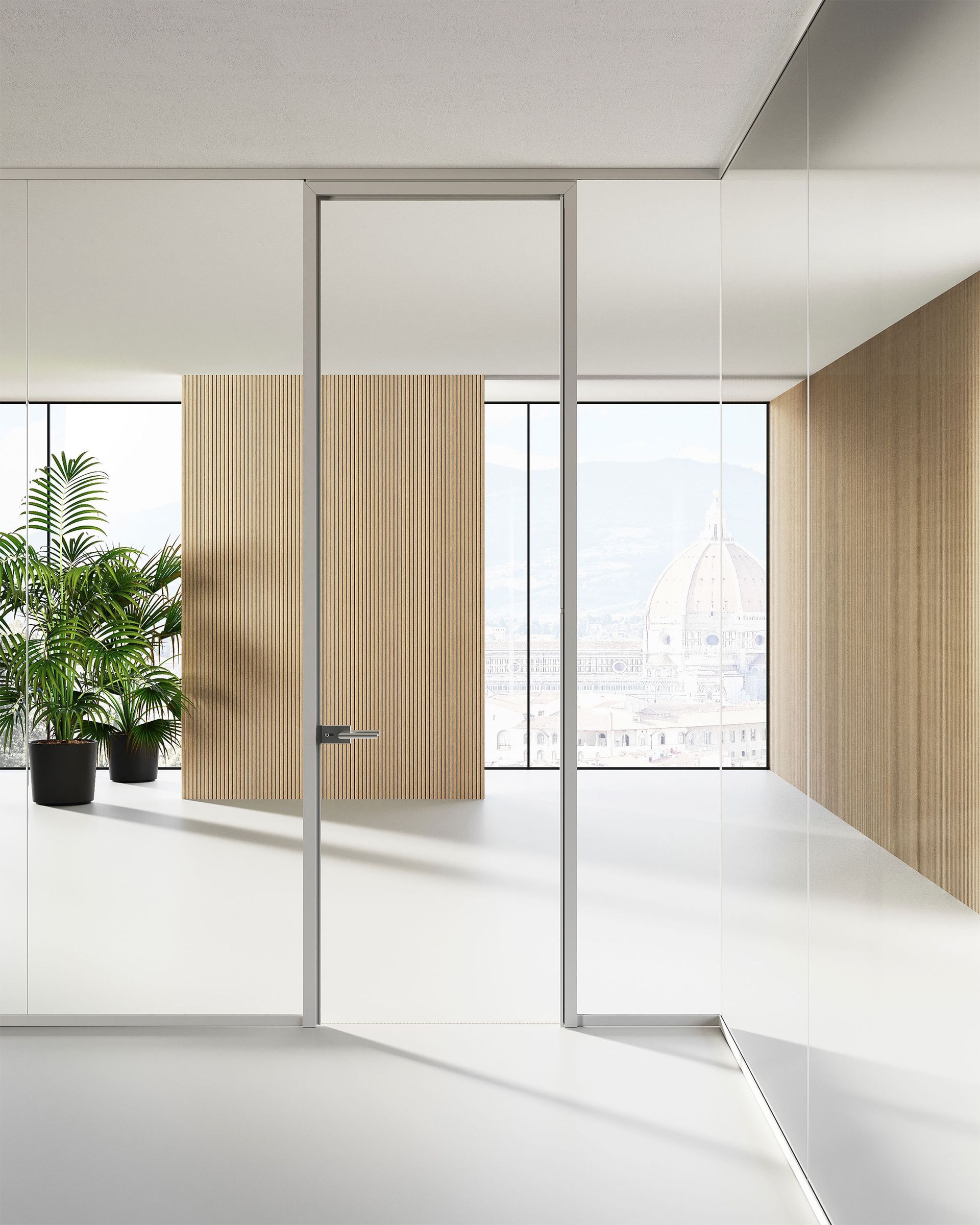 Pareti divisorie ufficio Magenta