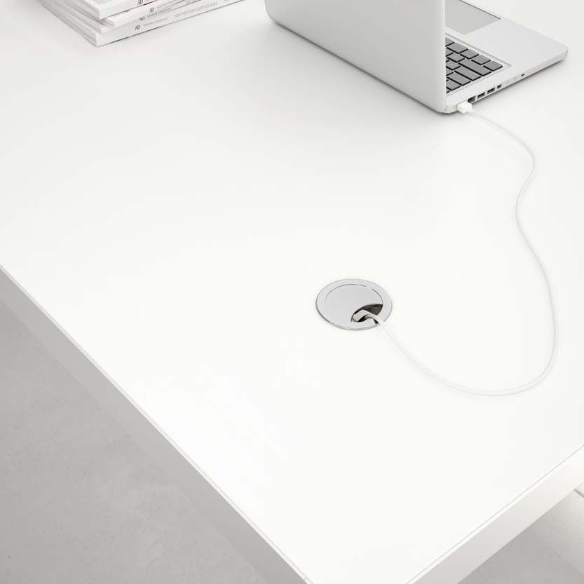 Passacavi scrivania Magenta