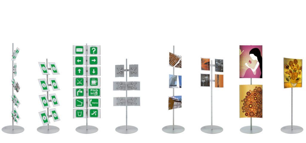 Porta avvisi a piantana per uffici e negozi Novara