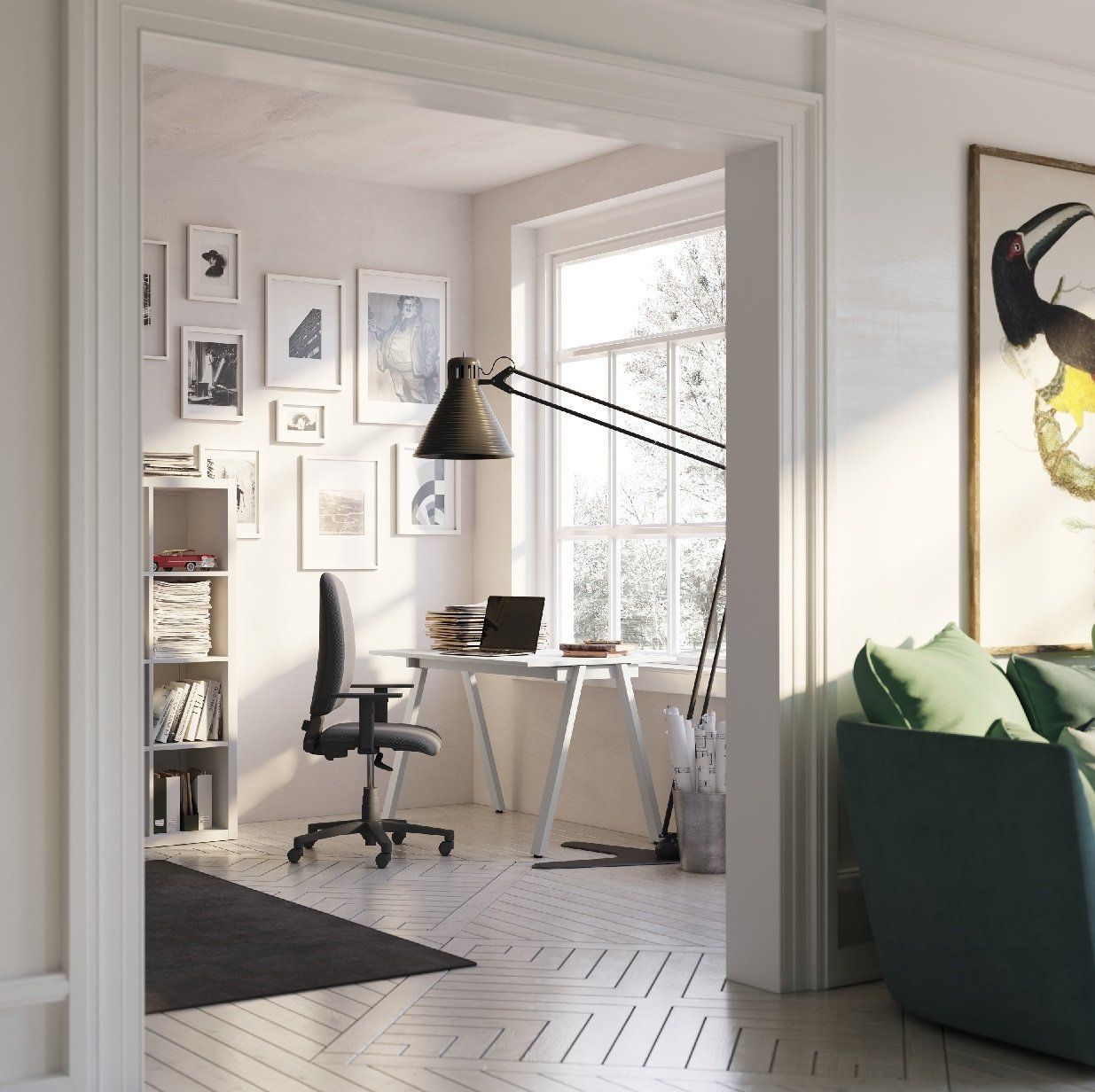 Progettazione arredamento smart working Novara