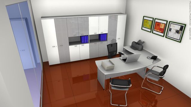 Progetto grafico per mobili ufficio