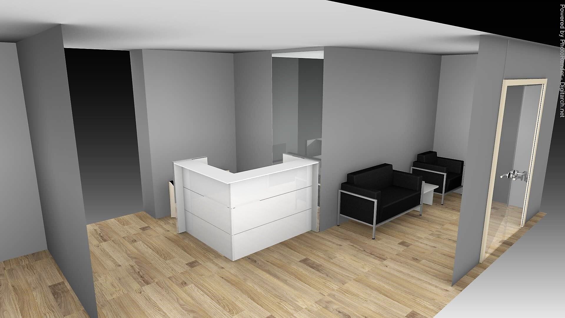 Progetto reception Vicolungo outlet