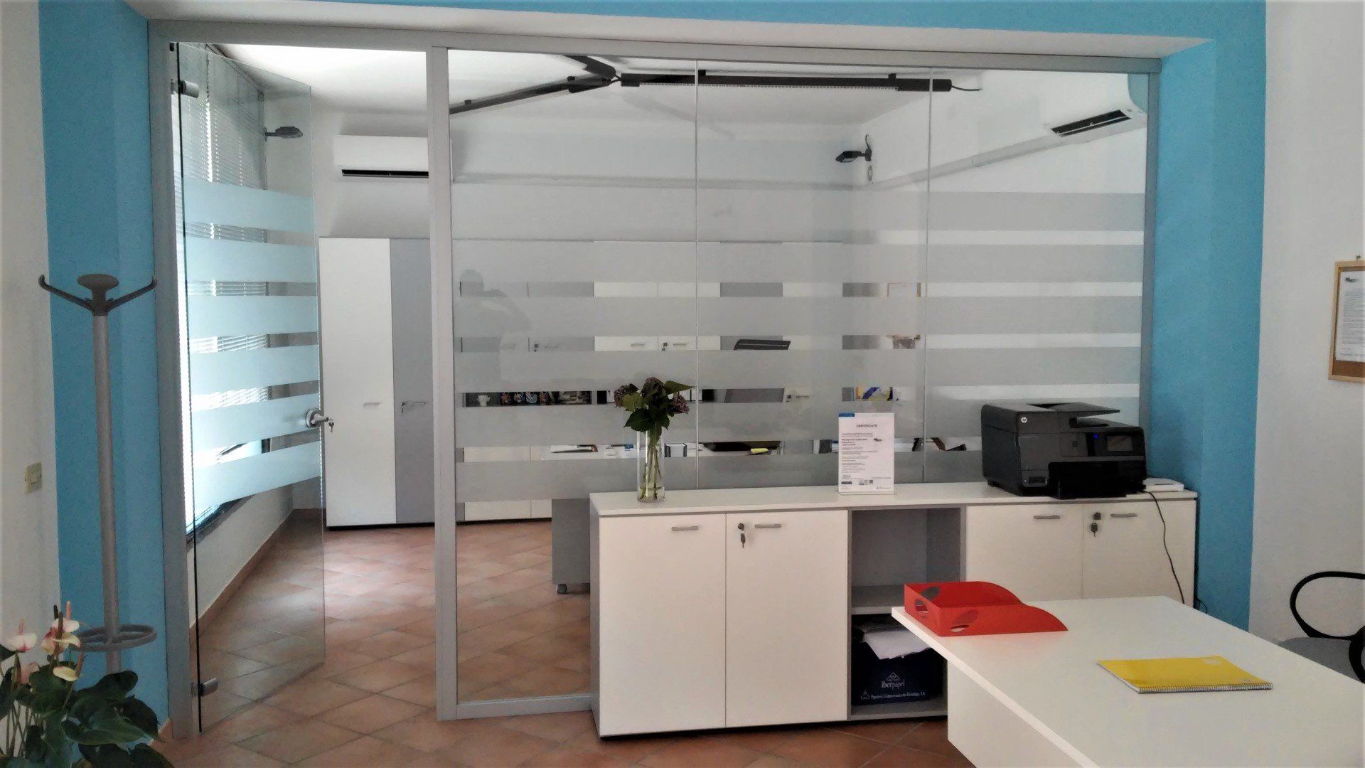 Vendita parete divisoria in vetro