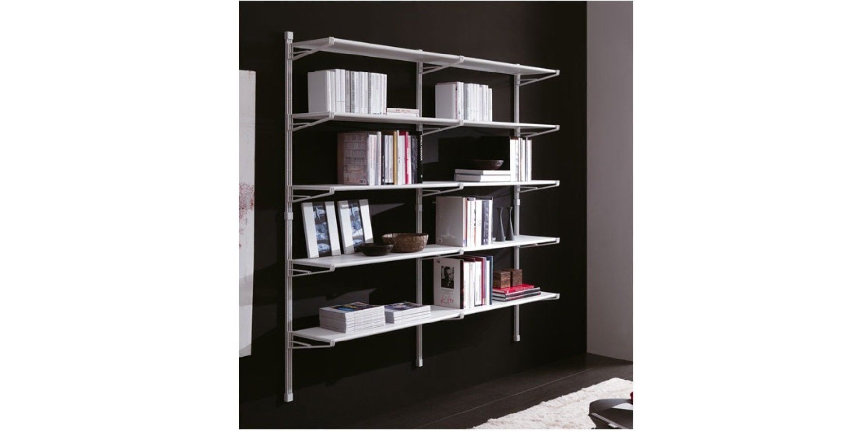 Scaffale libreria a parete Novara