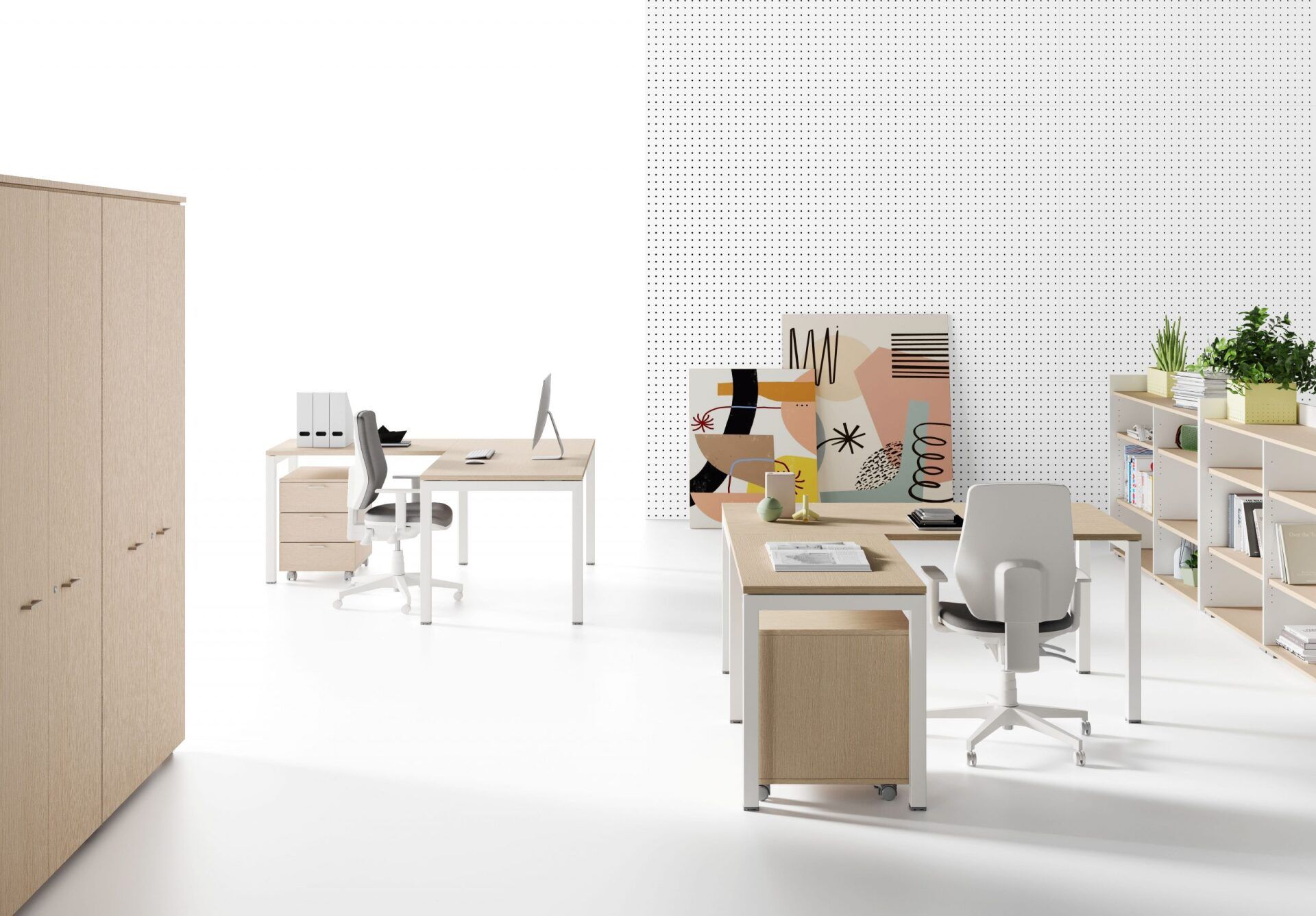 Scrivania Oxi a ponte Alfa Novara