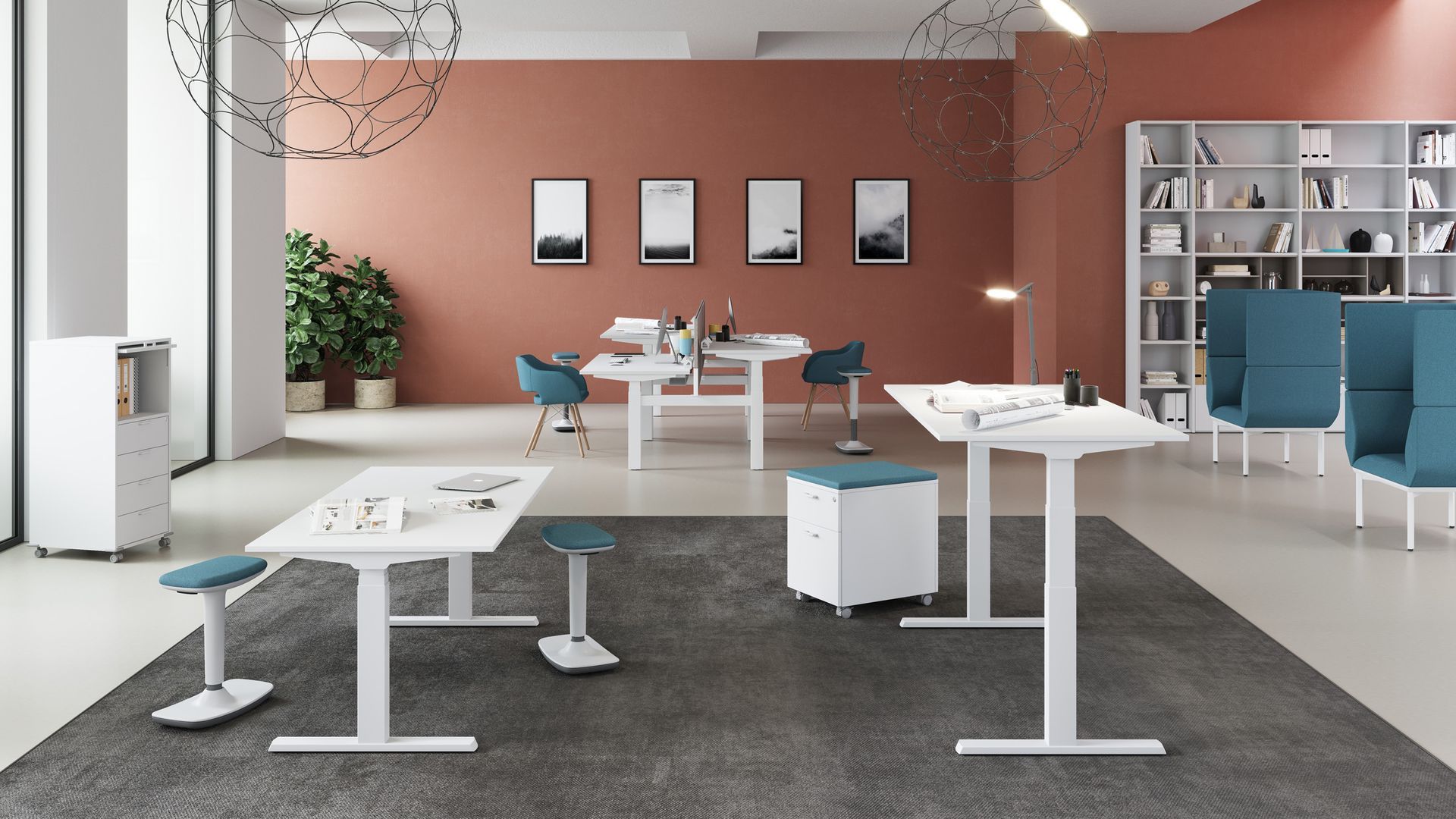 Scrivania per ufficio elettrica