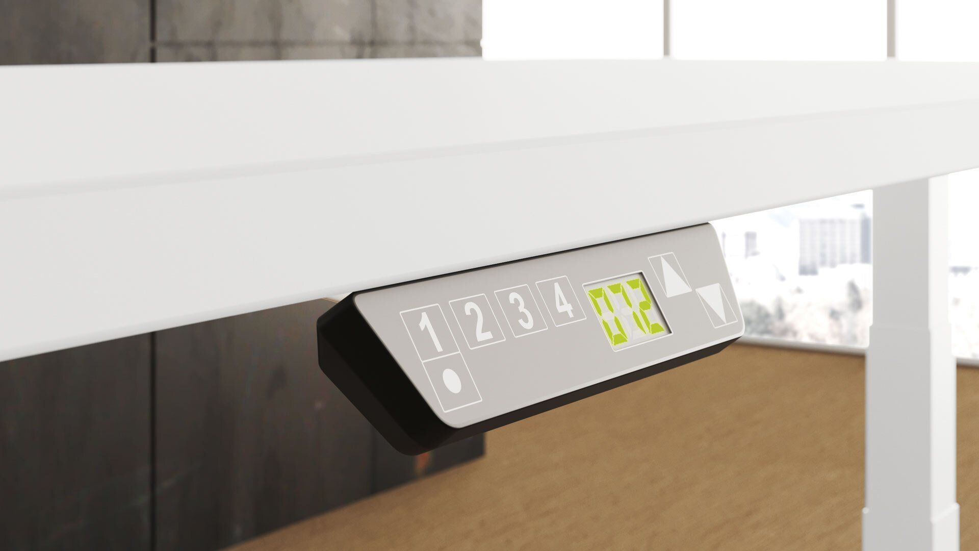 Scrivania regolabile in altezza Magenta