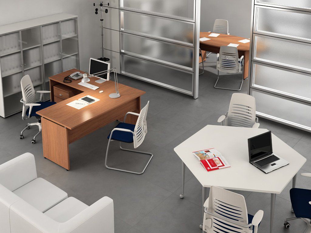 Scrivanie economiche da ufficio Mortara