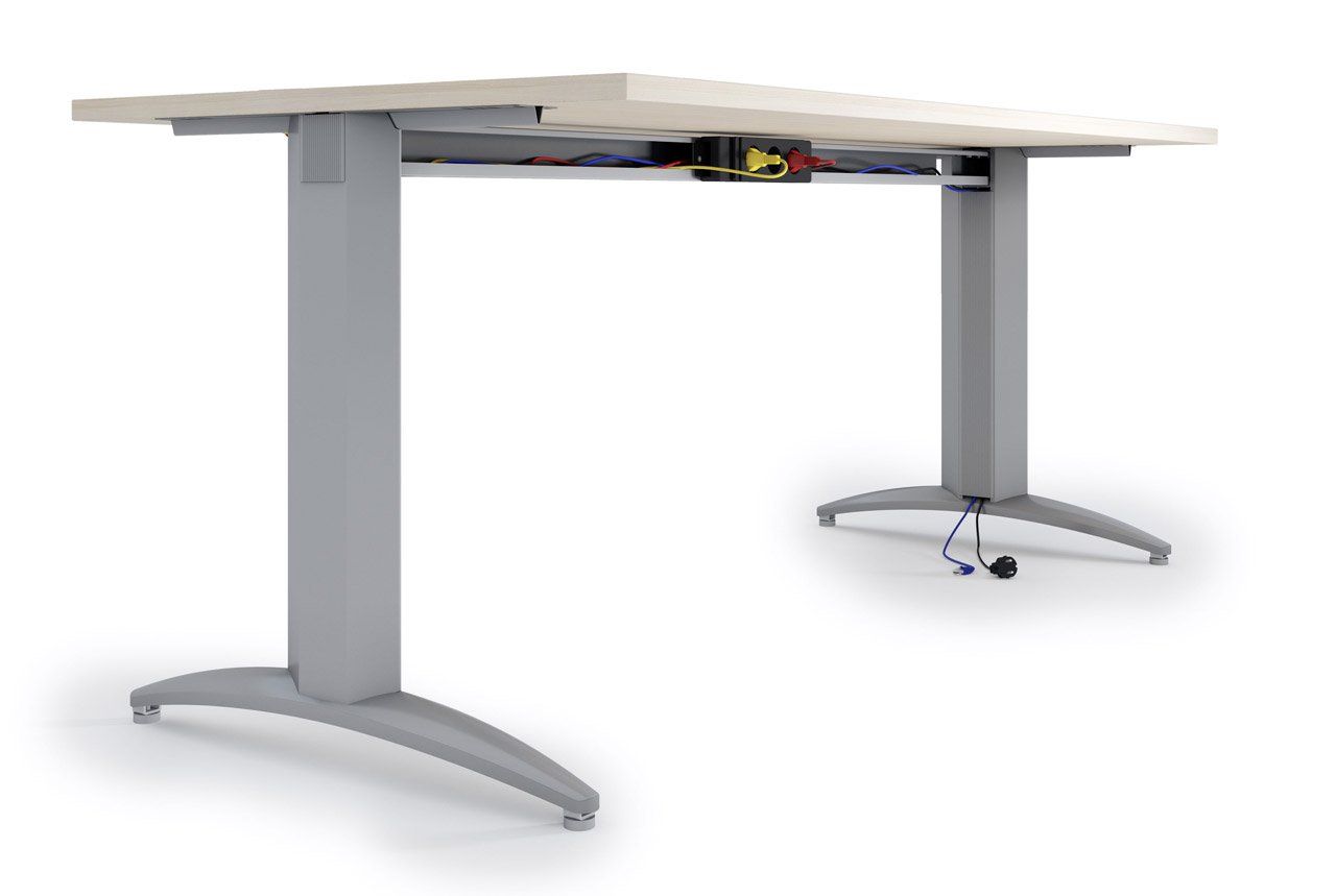 Scrivanie per ufficio con passacavi