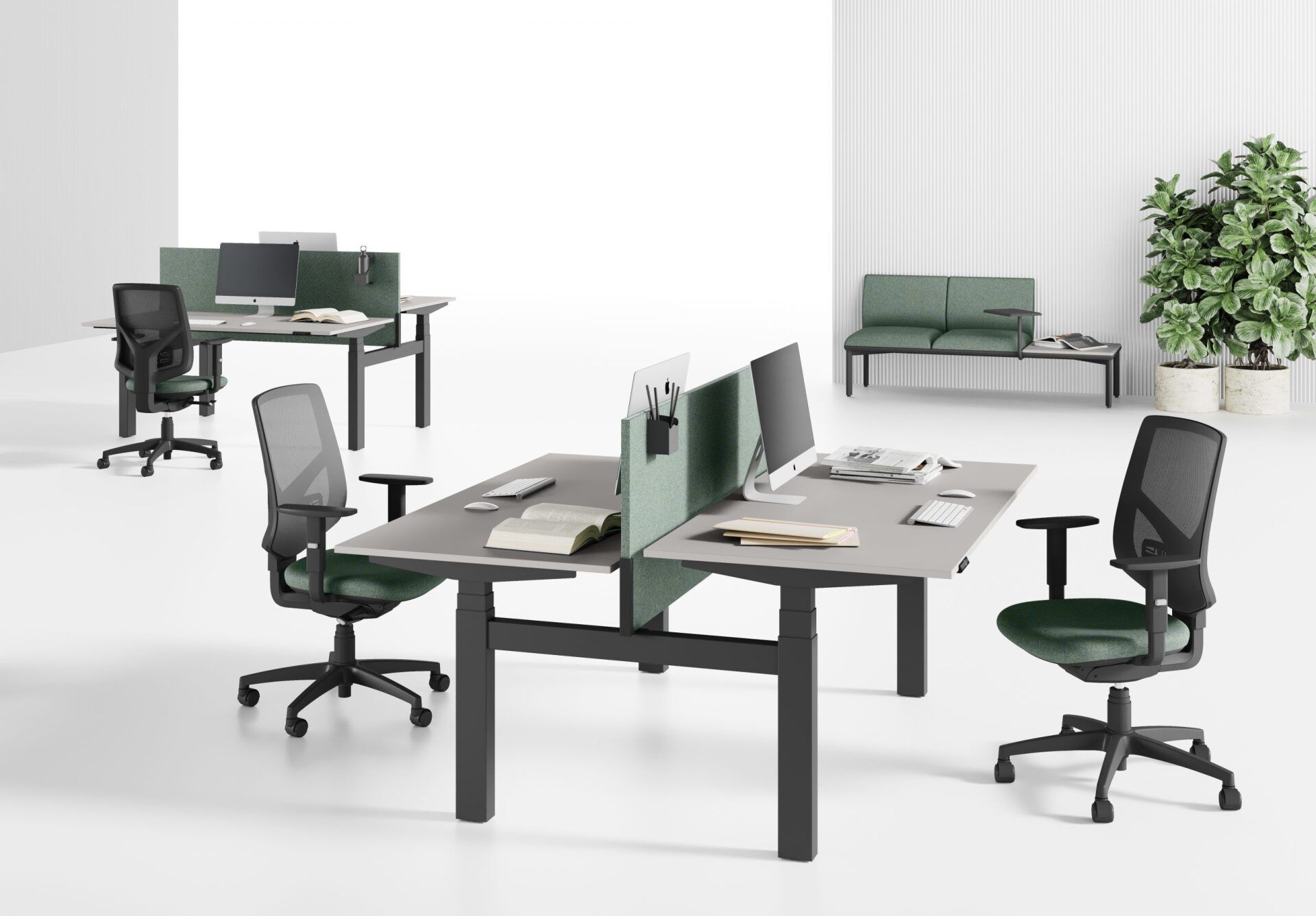 Scrivanie per ufficio regolabili in altezza Novara