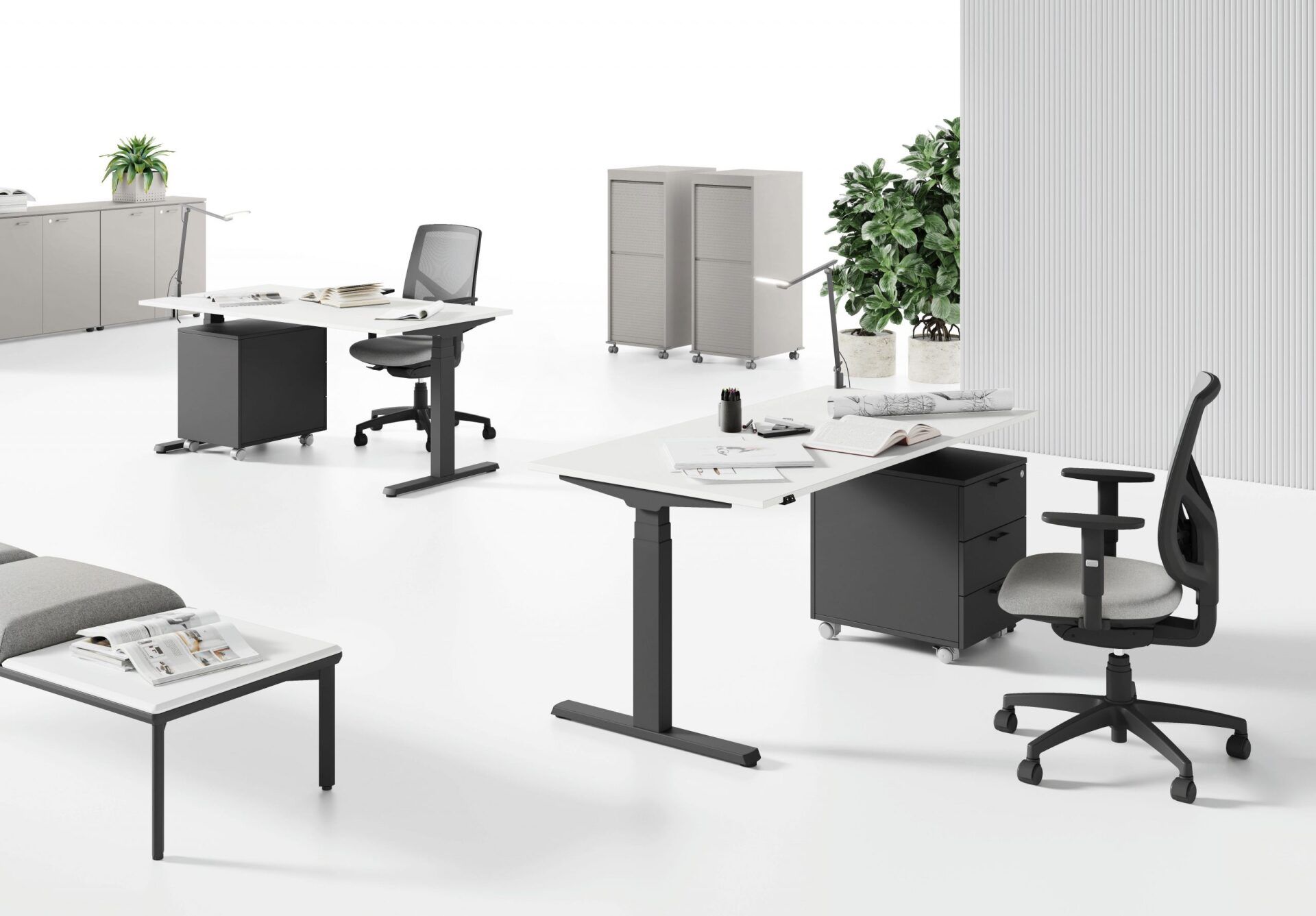 Scrivanie regolabili in altezza Arona