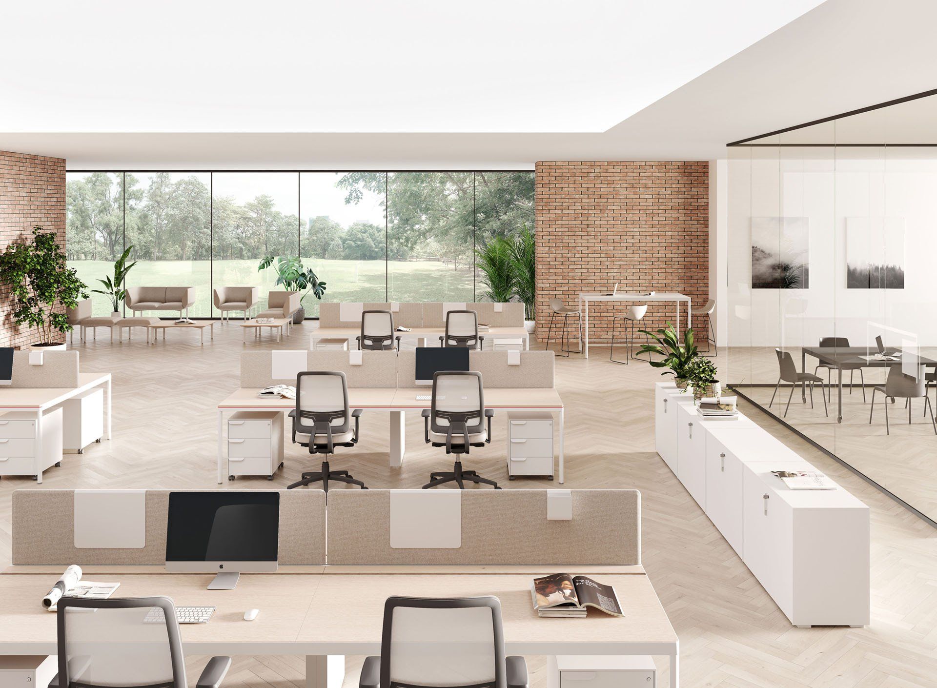 Scrivanie_open_space_Borgomanero