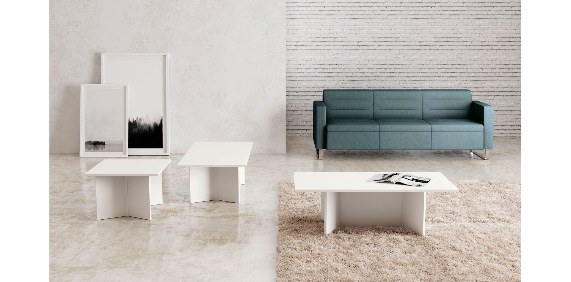 Tavoli bassi per salotti e ingressi ufficio