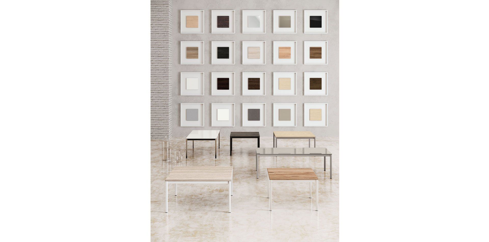 Tavolini bassi direzionali per ufficio