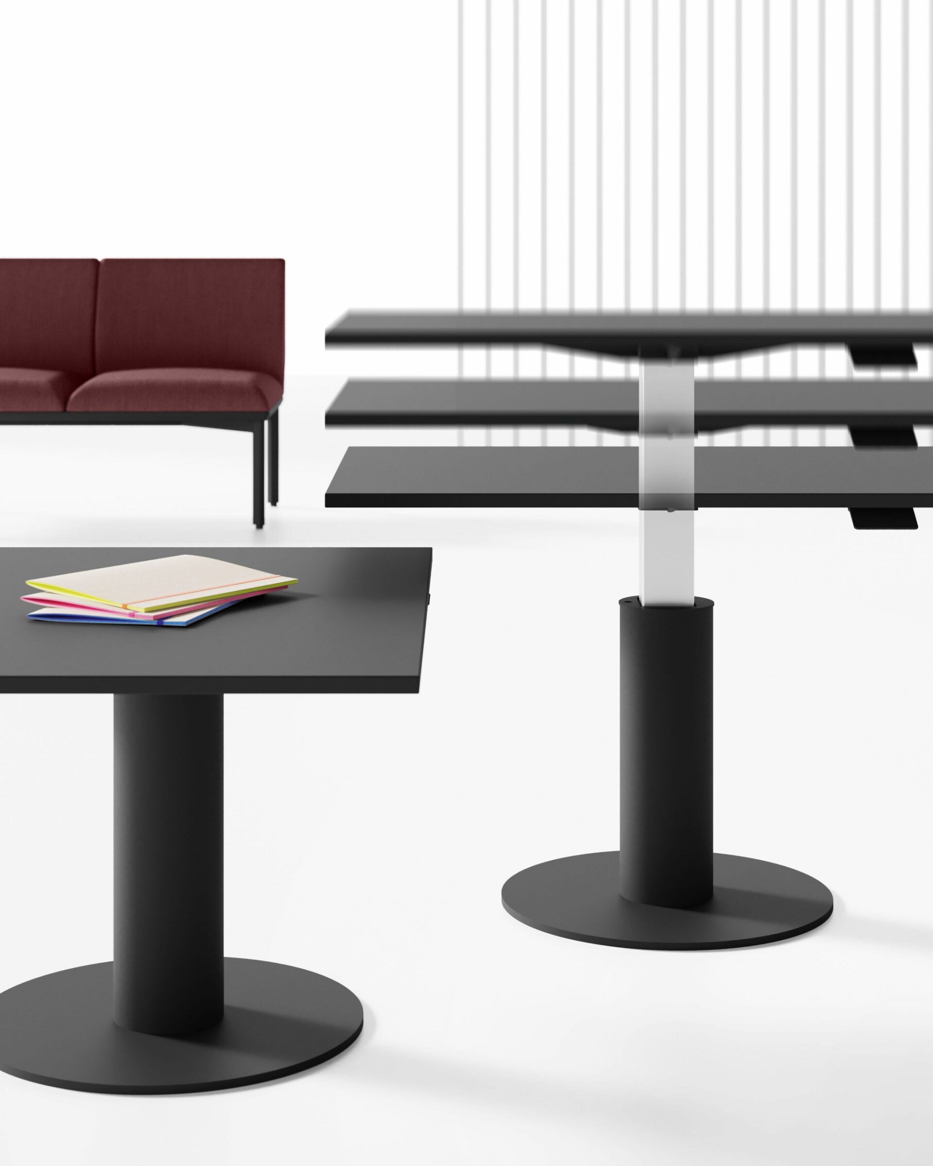 Tavolo regolabili in altezza