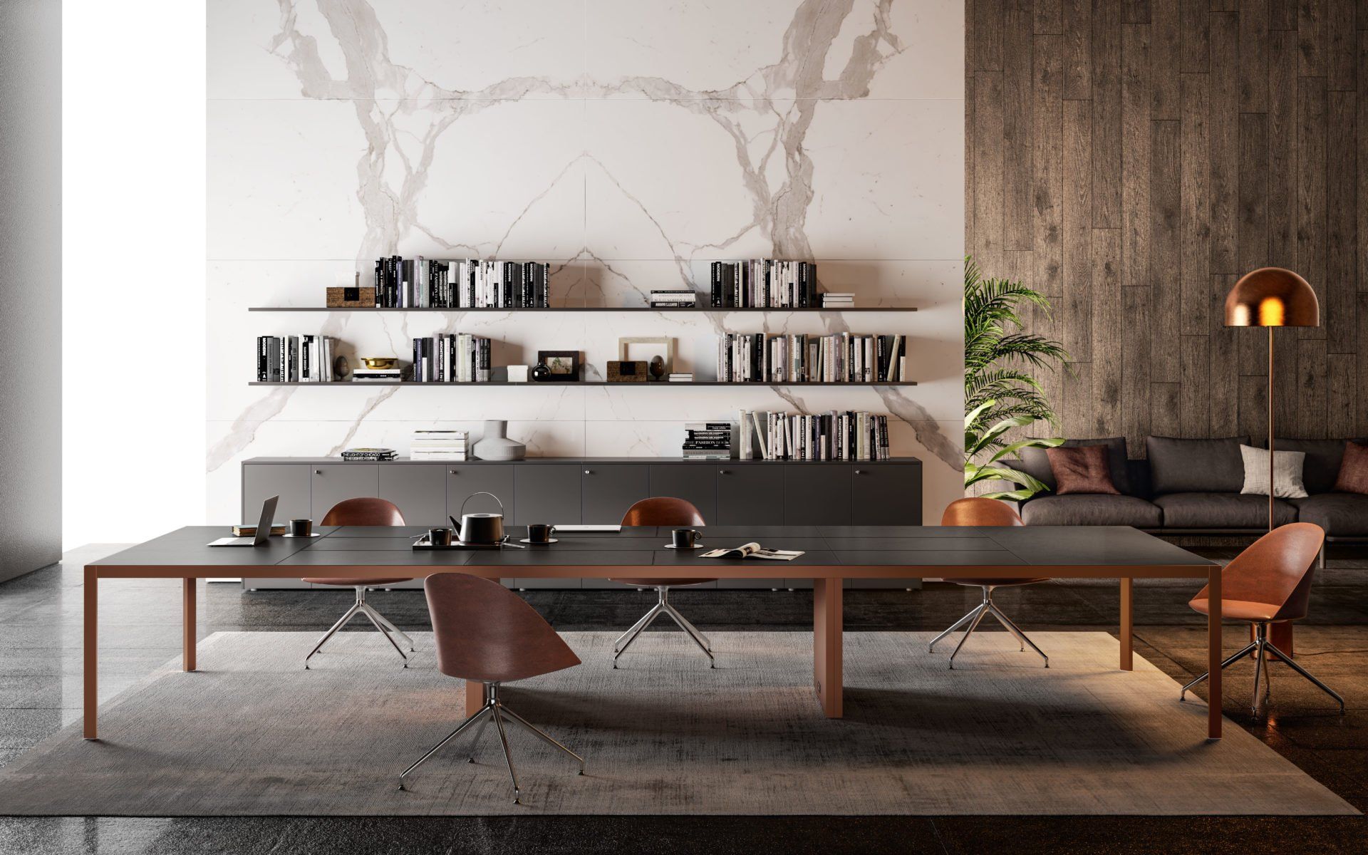 Tavolo riunione in Pelle Novara