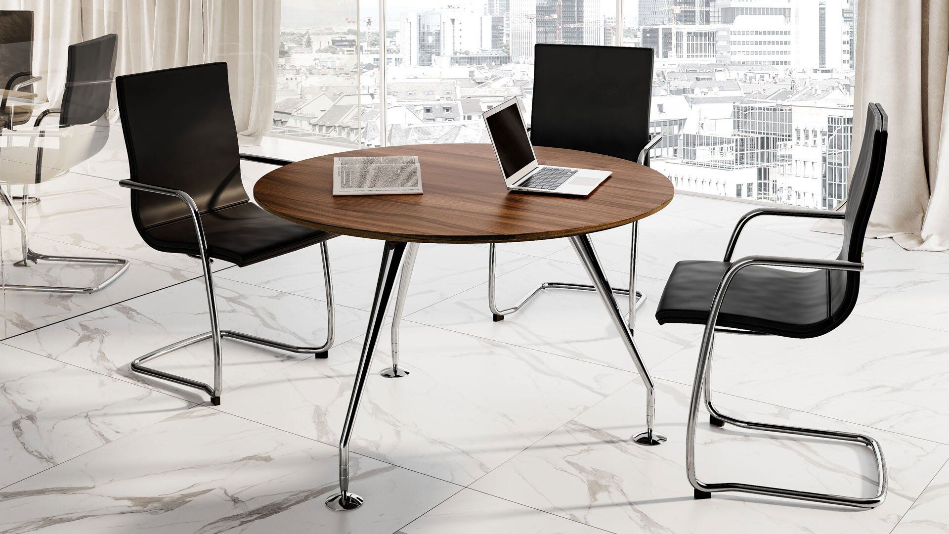 Tavolo rotondo Enosi Alfa Novara Las